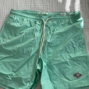 PAC Sun swim trunks size large; only worn once!!